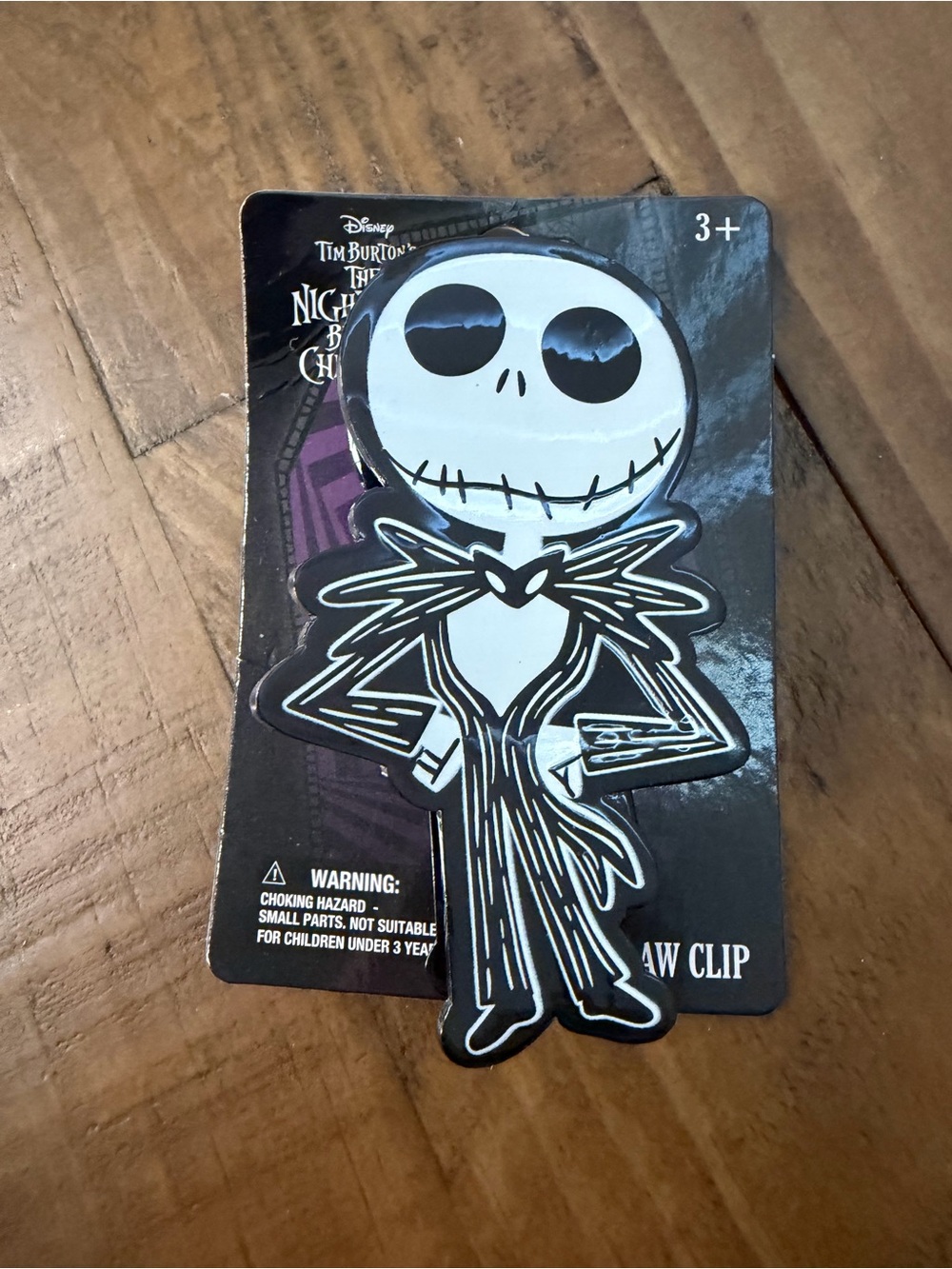 Disney The Nightmare Before Christmas Jack Skellington claw clip new